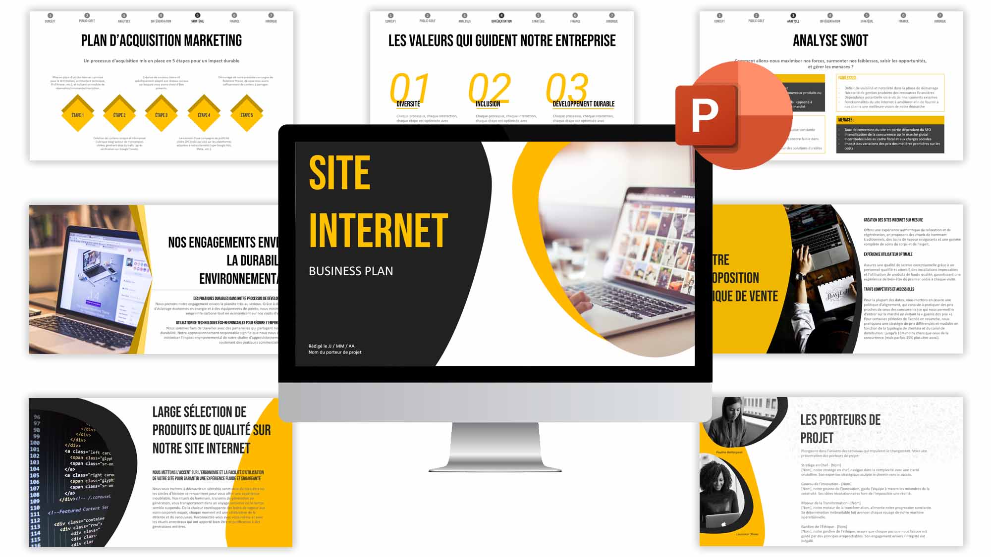 business plan site internet